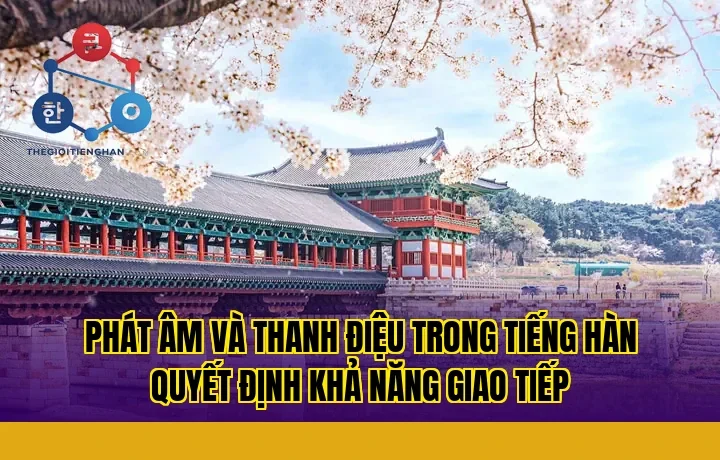 Phát âm và thanh điệu trong tiếng hàn quyết định khả năng giao tiếp