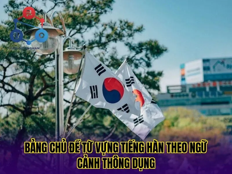 Bảng chủ đề từ vựng tiếng hàn theo ngữ cảnh thông dụng