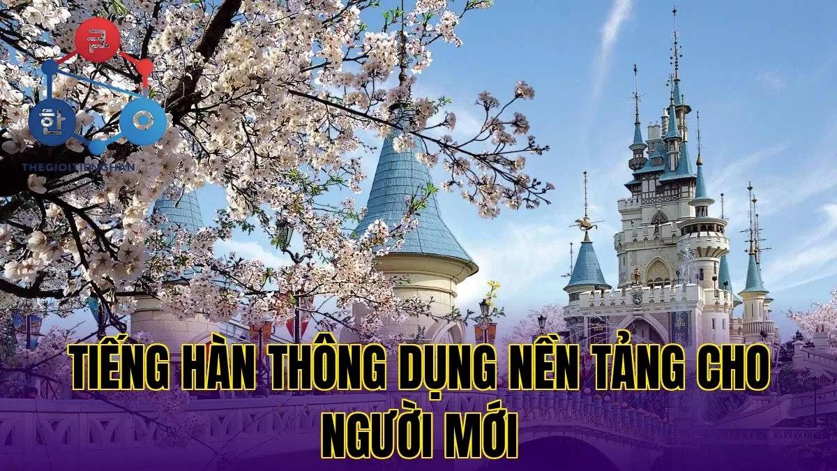 Tiếng hàn thông dụng nền tảng cho người mới