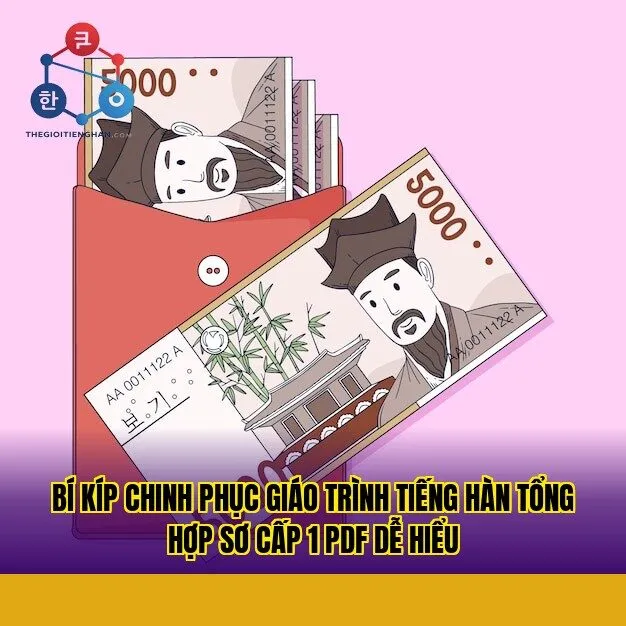 Bí kíp chinh phục giáo trình tiếng Hàn tổng hợp sơ cấp 1 PDF dễ hiểu
