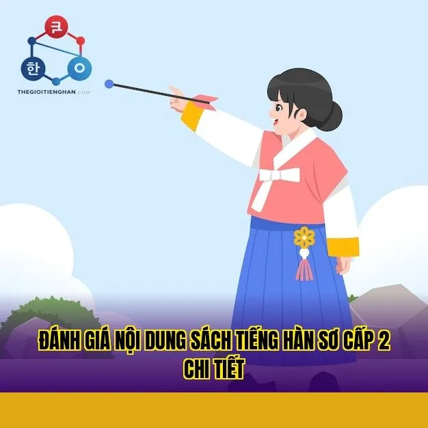 Đánh giá nội dung sách tiếng Hàn sơ cấp 2 chi tiết
