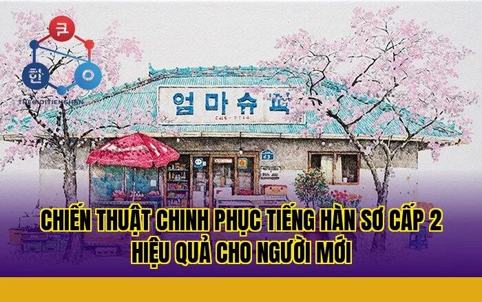 Chiến thuật chinh phục tiếng Hàn sơ cấp 2 hiệu quả cho người mới