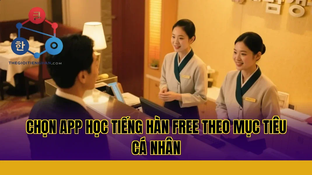 Chọn App Học Tiếng Hàn Free Theo Mục Tiêu Cá Nhân