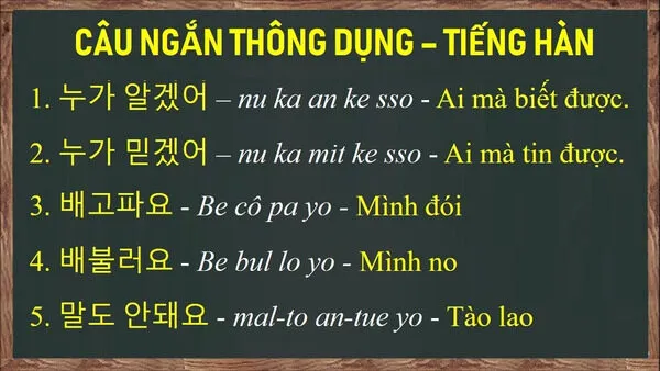 Học Tiếng Hàn Giao Tiếp Cơ Bản: 100+ Mẫu Câu Thông Dụng Dùng Hằng Ngày